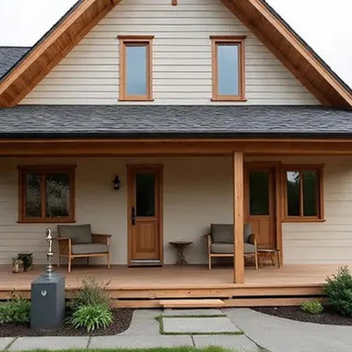 7 Desain Rumah Kayu Bergaya Skandinavia Islami, Inspirasi Hunian Minimalis dan Kekinian