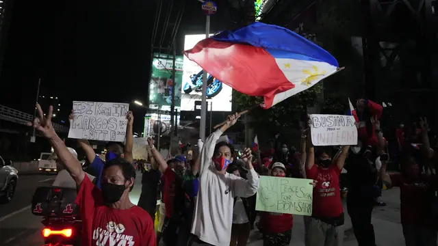Pendukung Anak Eks Diktator Marcos Jr