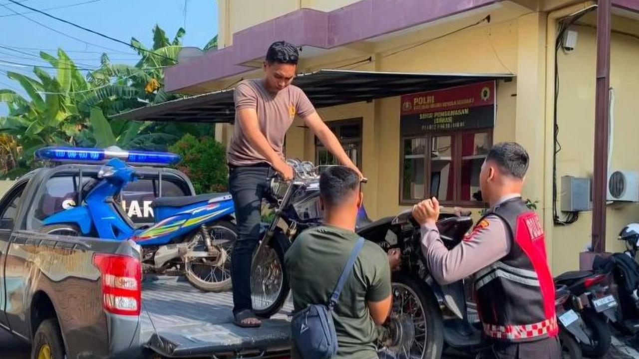 Polres Probolinggo Bubarkan Balap Liar, Puluhan Motor Modifikasi Diamankan