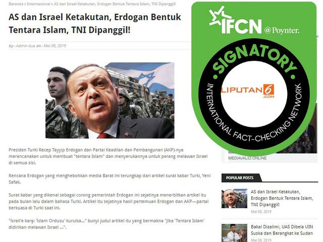 Cek Fakta Erdogan Akan Bentuk Tentara Islam Dan Minta Tni Bergabung Ini Faktanya Cek Fakta Liputan6 Com