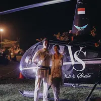 Ngunduh Mantu Vidi Aldiano dan Sheila Dara (Instagram/vidialdiano)