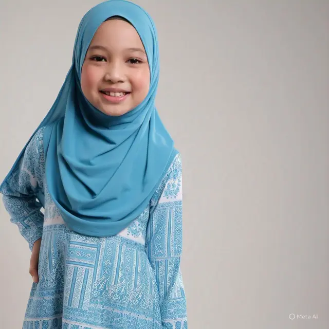 Model Baju Gamis Anak Perempuan Terbaru, Gamis Polos dengan Material Premium