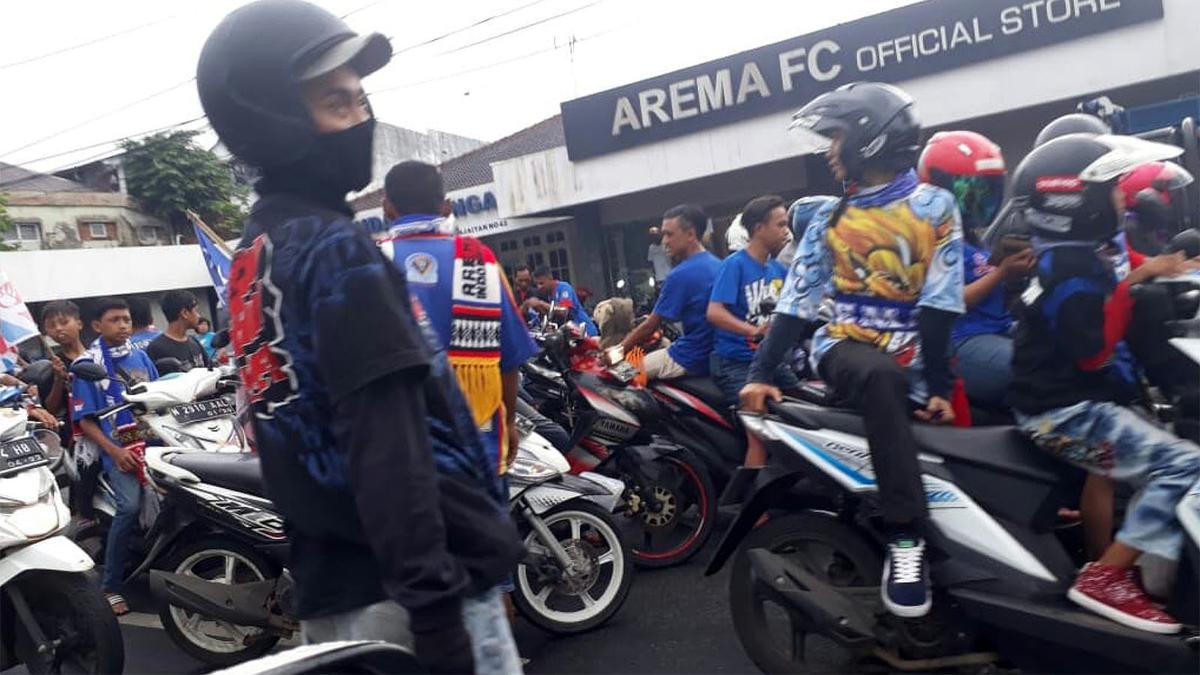 Konvoi Arema Juara Piala Presiden 2019 Diikuti Segelintir Aremania