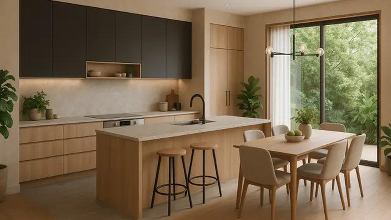 7 Tren Desain Dapur 2025, Perpaduan Modern dan Sentuhan Alami