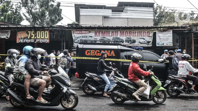 TKP Rumah Terduga Teroris di Condet