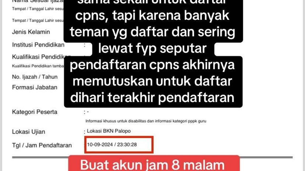 Lakukan Persiapan Matang hingga Ikuti Tes SKD, Kisah Pria Ikut CPNS 2024 Ini Curi Perhatian