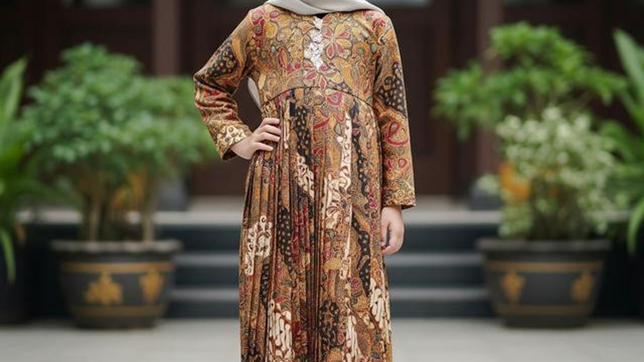 8 Model Gamis Batik Anak Perempuan Lengan Panjang, Nyaman untuk Berbagai Acara