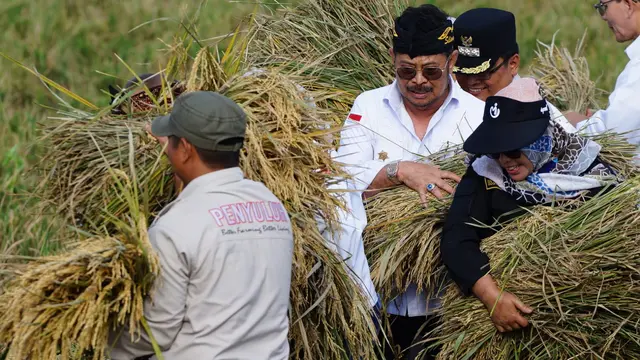 Petani di Kabupaten Bekasi Sampaikan Pesan dan Harapan Setelah Berhasil Panen Melimpah