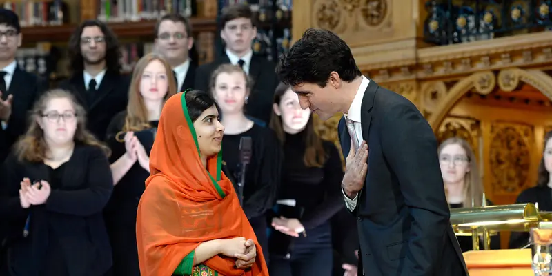 20170412-Malala Yousafzai jadi warga negara kehormatan Kanada-AP