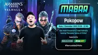 Main bareng Assassin's Creed Valhalla bersama Pokopow, Rabu (2/12/2020) pukul 19.00 WIB dapat disaksikan melalui platform Vidio, laman Bola.com, dan Bola.net. (Dok.Vidio)