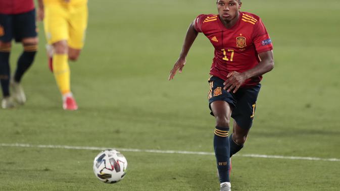 Wonderkid Barcelona Ansu Fati Pecahkan Dua Rekor Sekaligus (AP)