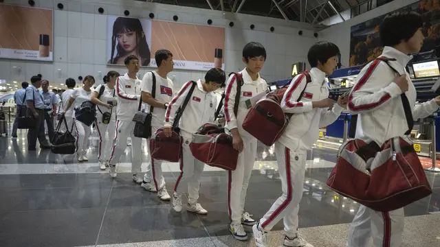 Tim atlet Taekwondo Korea Utara
