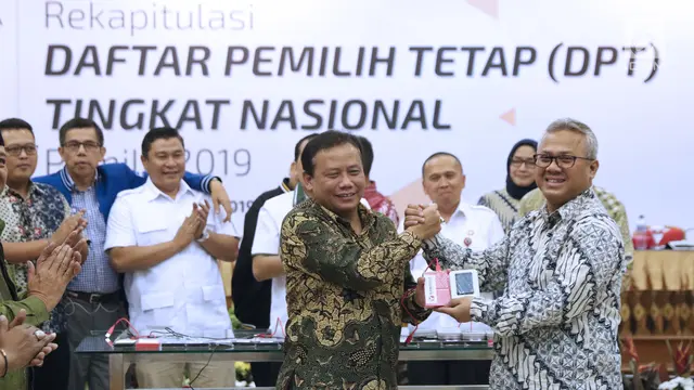 KPU RI Gelar Rapat Pleno DPT Tingkat Nasional