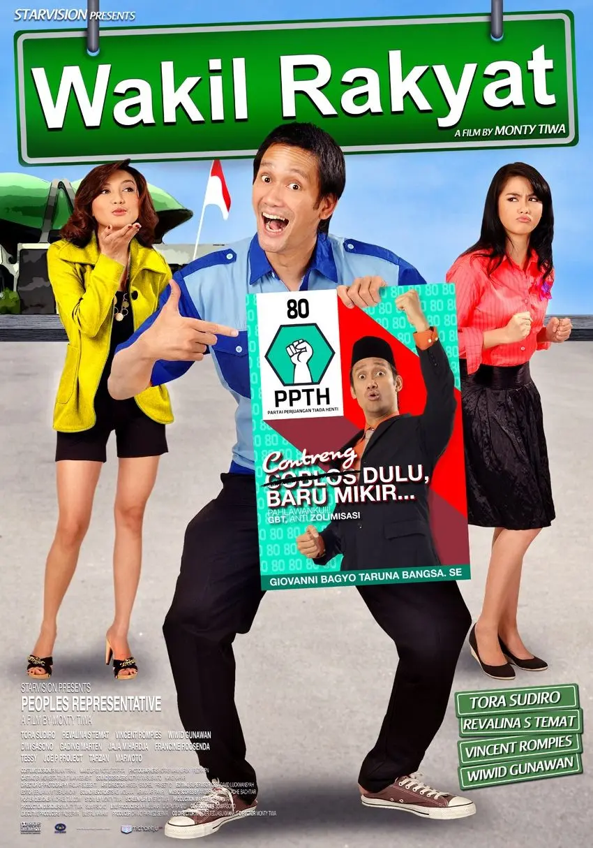 Film Wakil Rakyat yang dibintangi oleh Tora Sudiro. (impawards.com)