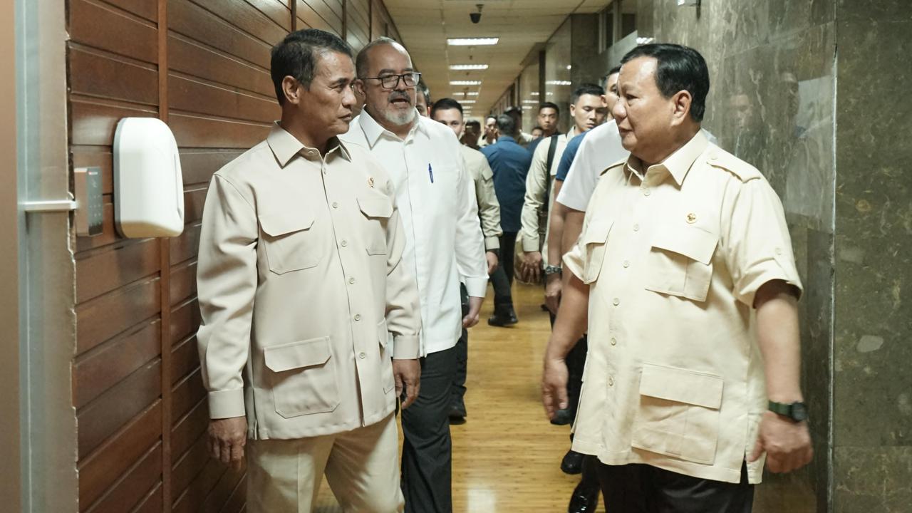 Presiden Prabowo Puji Mentan Amran soal Pengendalian Pertanian: Saya Akui, Ini Sangat Bagus