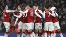 9. Arsenal - Mengeluarkan 4 juta poundsterling per pekan. (AFP/Ian Kington)