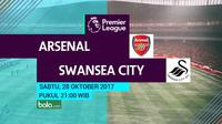 Premier League_Arsenal vs Swansea City (Bola.com/Adreanus Titus)
