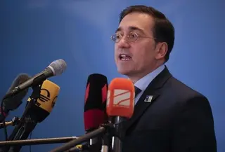 Menteri Luar Negeri Spanyol&nbsp;Jose Manuel Albares. (Dok.&nbsp;AP Photo/Vadim Ghirda)