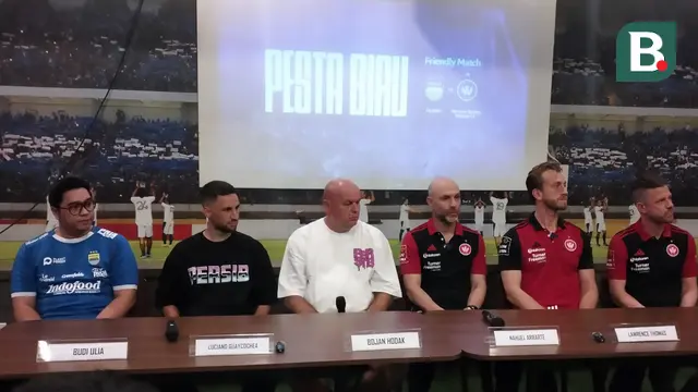 Konferensi Pers Persib Vs Western Sydney Wanderers FC