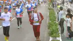 Ribuan pelari saat mengkuti lomba lari Jakarta International Marathon (JAKIM) 2024 di Jalan MH.Thamrin, jakarta, Minggu (23/8/2024). (merdeka.com/Arie Basuki)