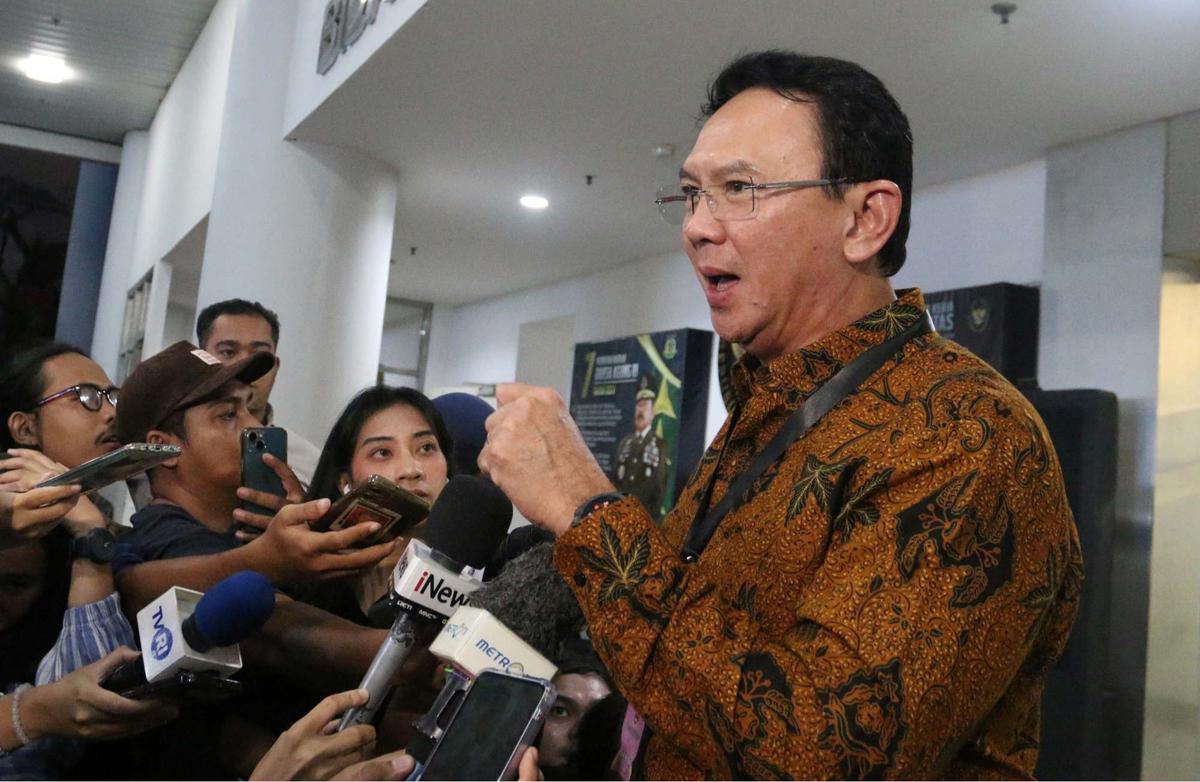Ahok usai diperiksa Kejagung