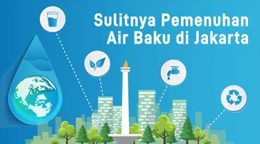 Jakarta punya tantangan untuk pemenuhan kebutuhan air baku. Yakni membawa air ke tempat yang membutuhkan. Hal tersebut membutuhkan perencanaan dan pendanaan.