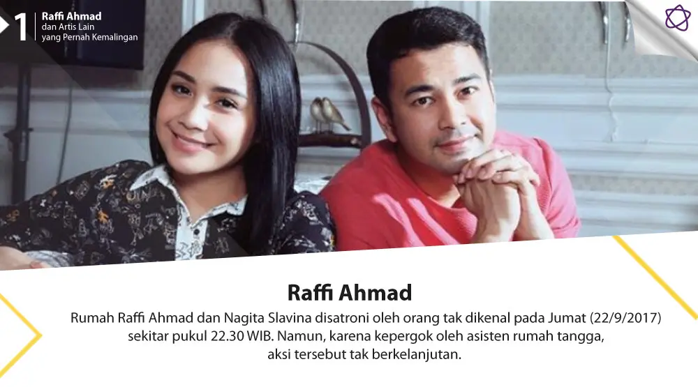 Raffi Ahmad dan Artis Lain yang Pernah Kemalingan. (Foto: Bambang E. Ros, Desain: Nurman Abdul Hakim/Bintang.com)