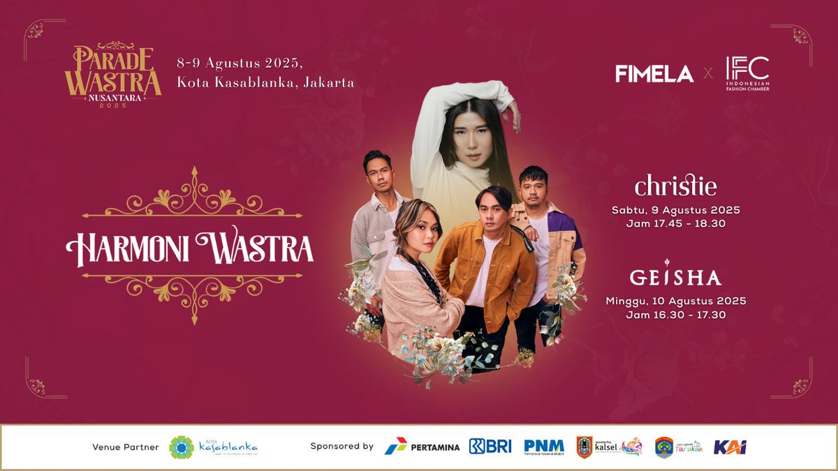 Christie dan Geisha Bakal Ramaikan Panggung Parade Wastra Nusantara 2025