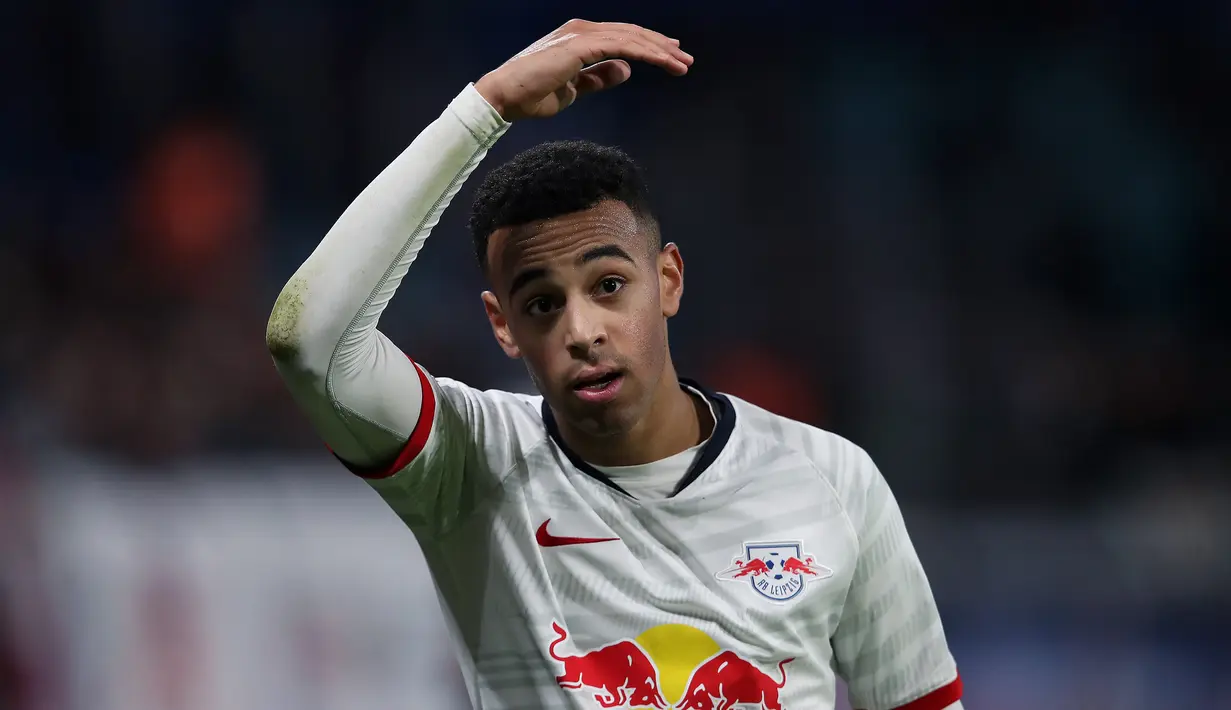 5. Tyler Adams - Tyler Adam menjadi penentu kemenangan RB Leipzig saat bersua Atletico Madrid di perempat final Liga Champions 2019/2020. Gol Tyler Adam ke gawang Atletico di menit ke-88 membawa Leipzig ke semifinal Liga Champions untuk pertama kali. (AFP/Ronny Hartmann)