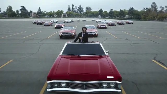 Penampilan The Weeknd di Billboard Music Awards 2021. (NBC via AP)