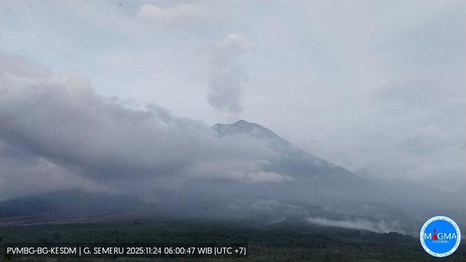 Kondisi Terkini Gunung Semeru: Masih Awas, Warga Diimbau Tak Aktivitas di Sungai