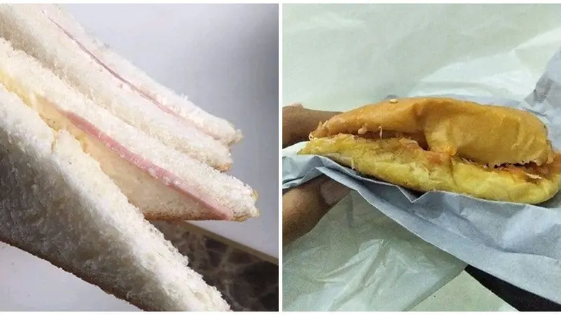 6 Ekspektasi vs Realita Roti dengan Isian Ini Bikin Tepuk Jidat