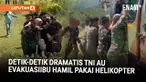 TNI Angkatan Udara berhasil mengevakuasi seorang ibu hamil dari Desa Lokop, Kabupaten Aceh Timur, menuju Bandara Malikussaleh menggunakan helikopter H225M Caracal pada Senin (1/12).