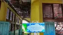 Ruangan kelas yang roboh di SDN Kebayoran Lama Selatan 09 Pagi, Kebayoran Lama, Jakarta Selatan, Selasa (21/07/2026). (KLY/ Arie Basuki)