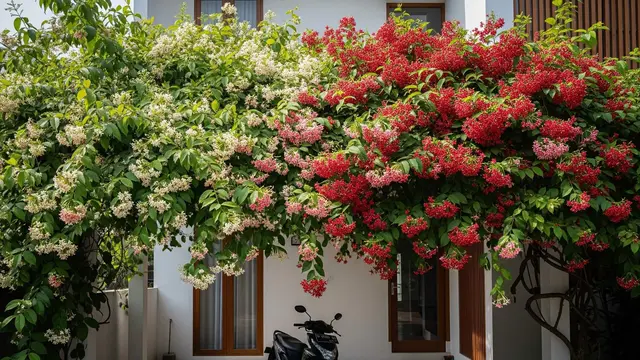 Melati Belanda (Combretum indicum).
