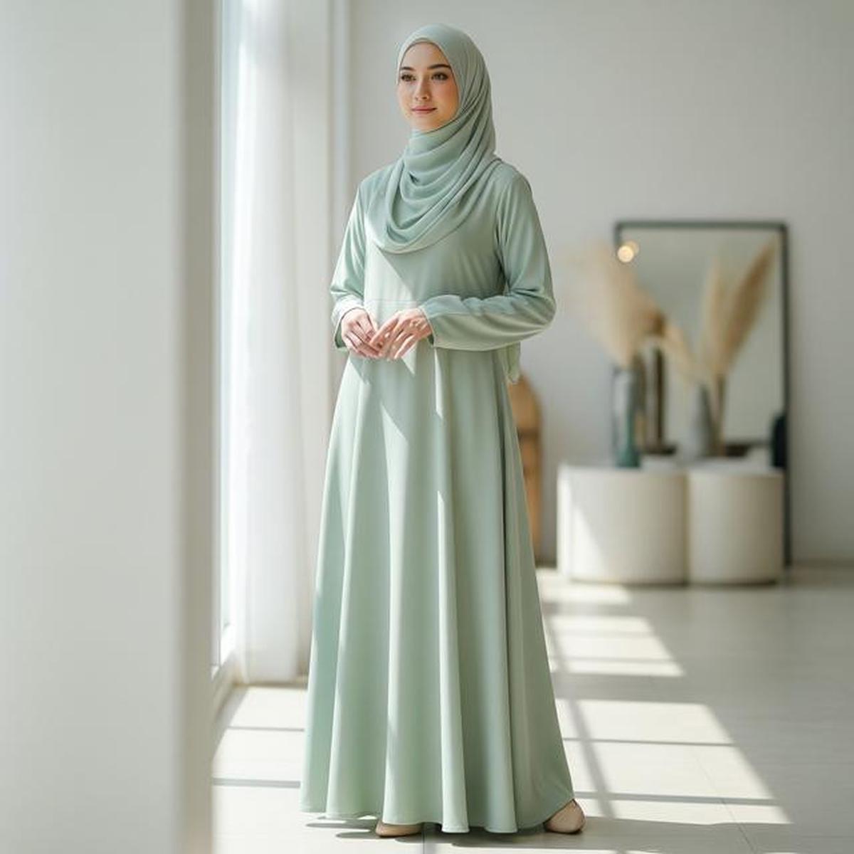 7 Model Gamis Terbaru Bahan Katun untuk Lebaran 2026, Nyaman Dipakai dan Tetap Stylish