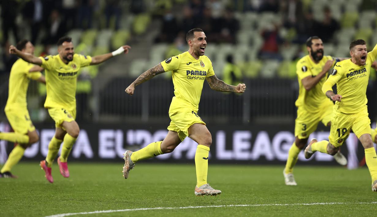 FOTO: Selebrasi Pemain Villareal Juara Piala Europa Usai ...