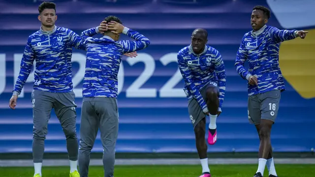 Latihan Al Hilal Jelang vs Real Madrid di Final Piala Dunia AntarKlub
