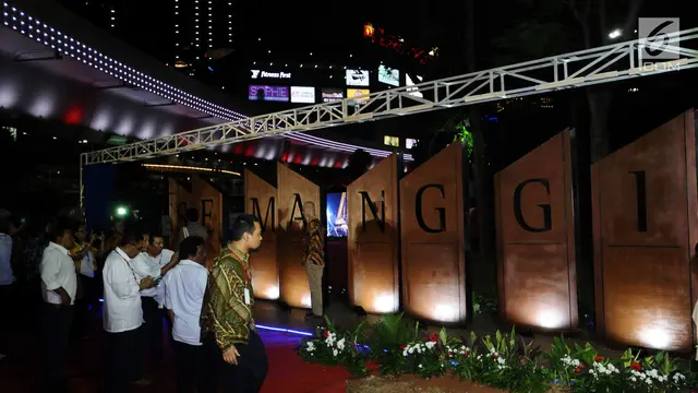 PHOTO: Presiden Jokowi Resmikan Simpang Susun Semanggi
