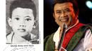 Foto Rhoma Irama ketika kecil dengan  fotonya ketika dewasa sangat jauh berbeda. Rhoma mengaku dulu cita-citanya menjadi pilot bukan penyanyi (Istimewa)