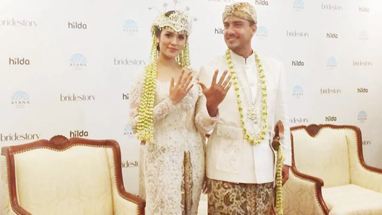 Konferensi pers akad nikah Raisa & Hamish/copyright Vemale.com/Anisha