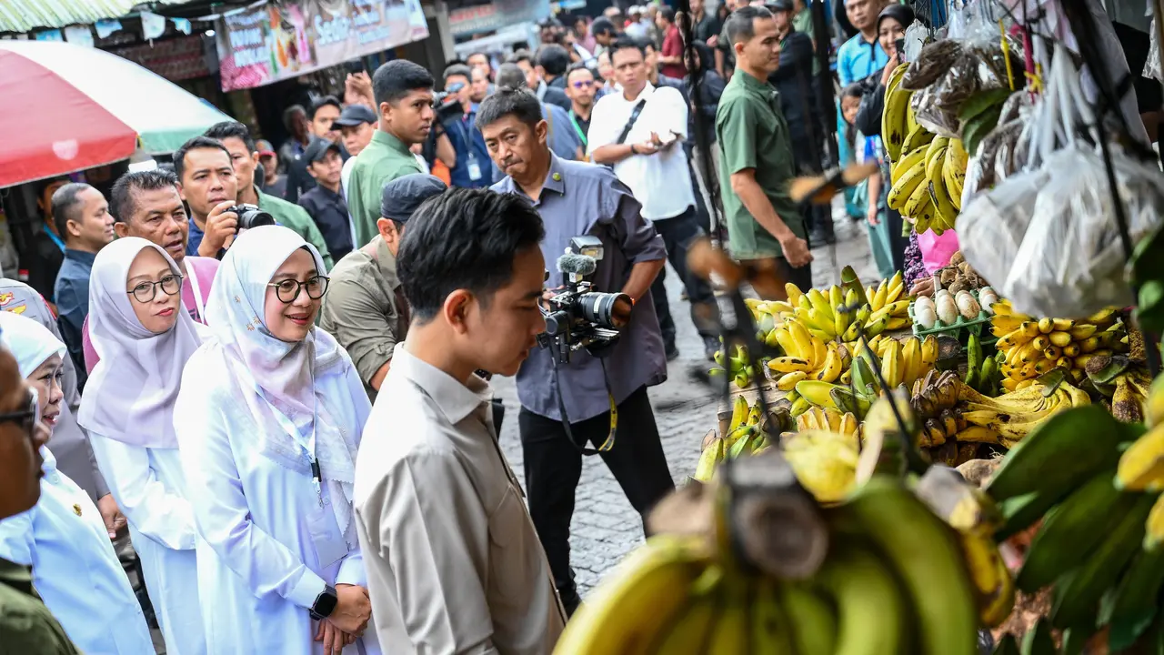Wapres Gibran kunjungi pasar Rogojampi Banyuwangi (Istimewa)