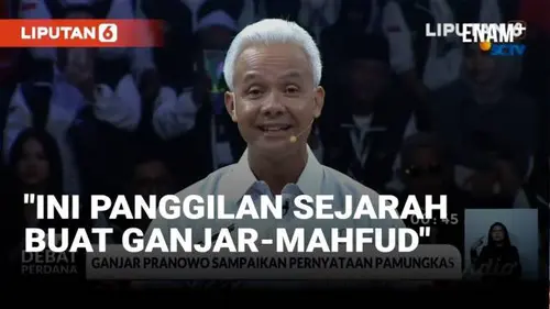 VIDEO: Pernyataan Pamungkas Ganjar Pranowo di Debat Capres 2024
