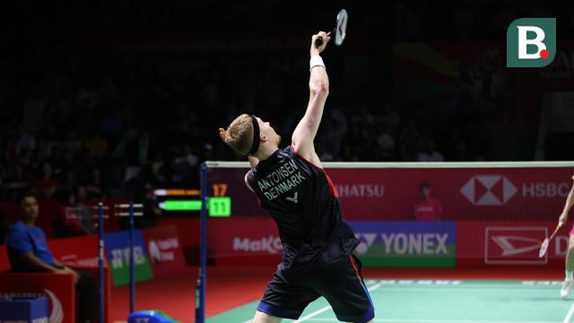 Anders Antonsen di Semifinal Indonesia Masters 2024
