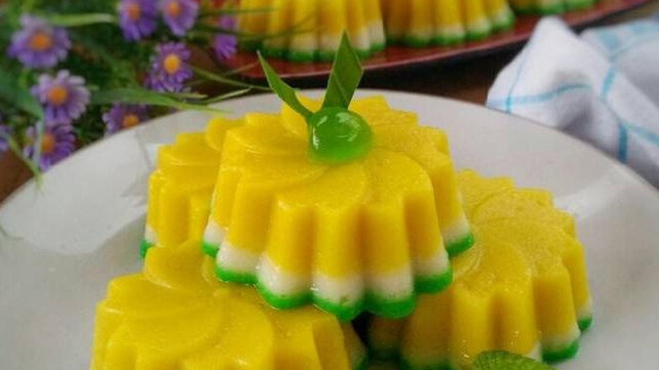 Resep Kue Talam Jagung Pandan