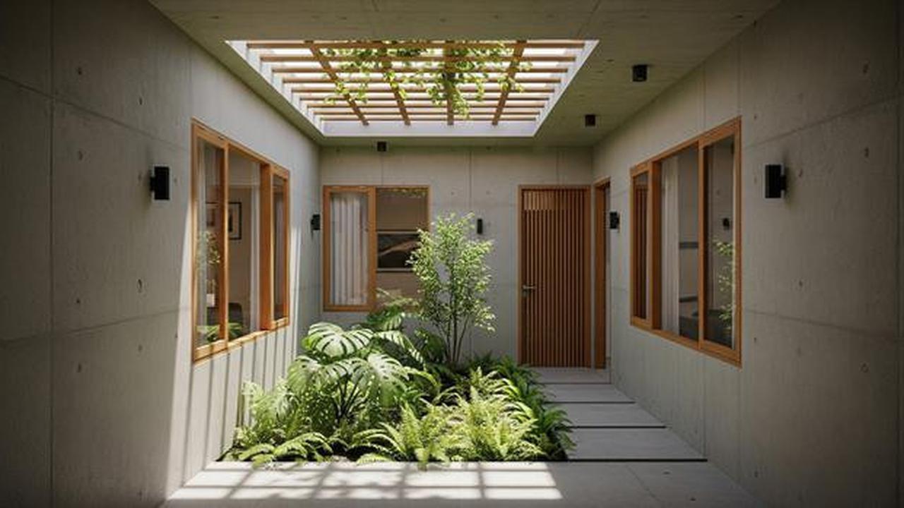6 Model Desain Rumah Mini dengan Atrium Kecil, Cocok untuk Lahan Sempit