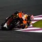 Pembalap KTM, Johann Zarco saat balapan MotoGP Qatar. (Twitter/Johann Zarco).