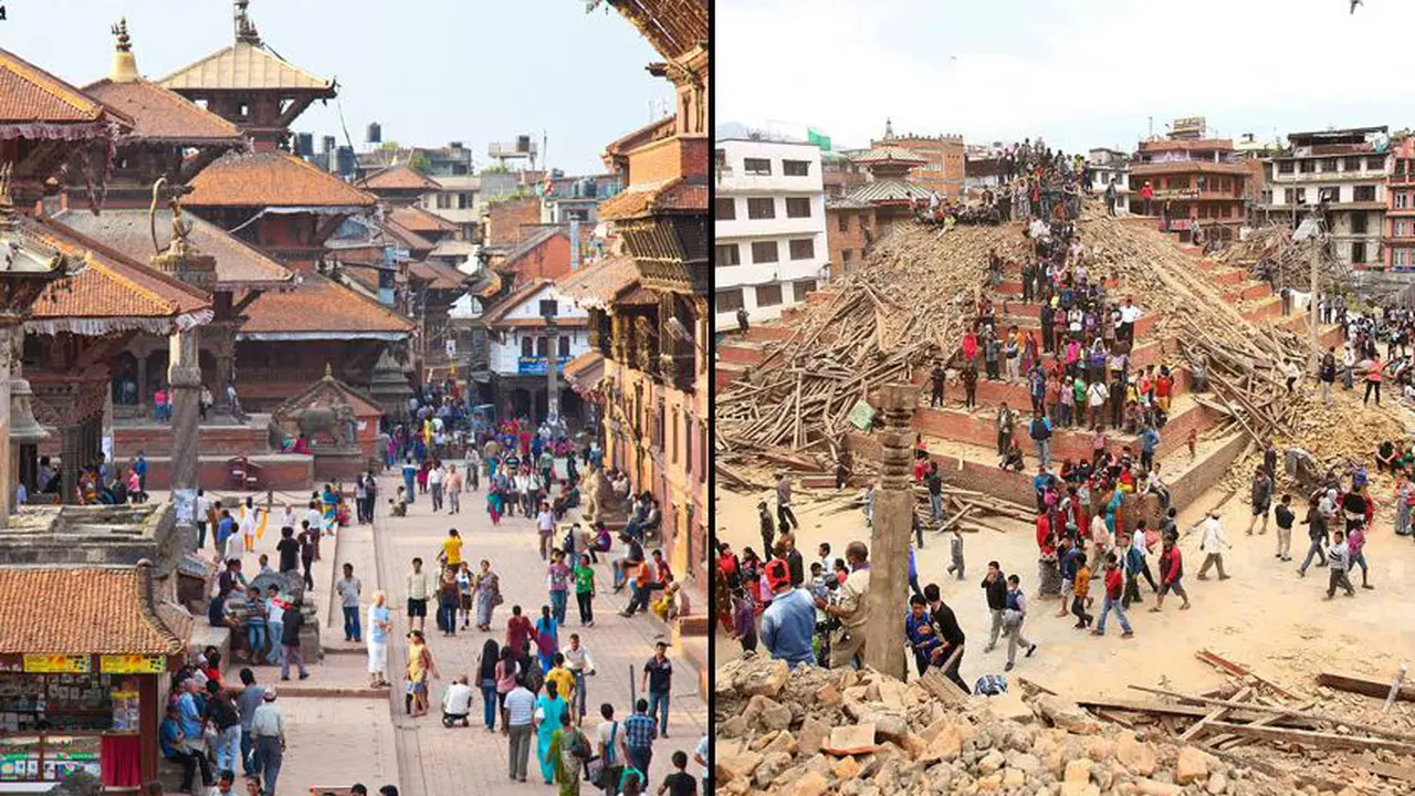 [Bintang] Gempa Hancurkan Kuil di Nepal