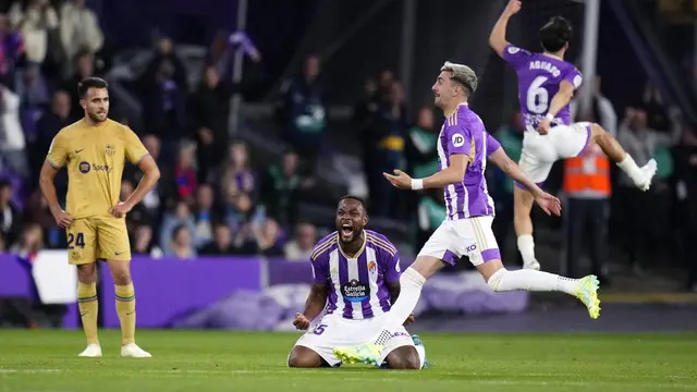 Foto: Juara Mah Bebas, Barcelona Dipecundangi Real Valladolid di Liga Spanyol