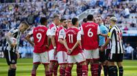 Arsenal menang 2-0 atas Newcastle United. (Bola.com/Dok.AP Photo/Jon Super).